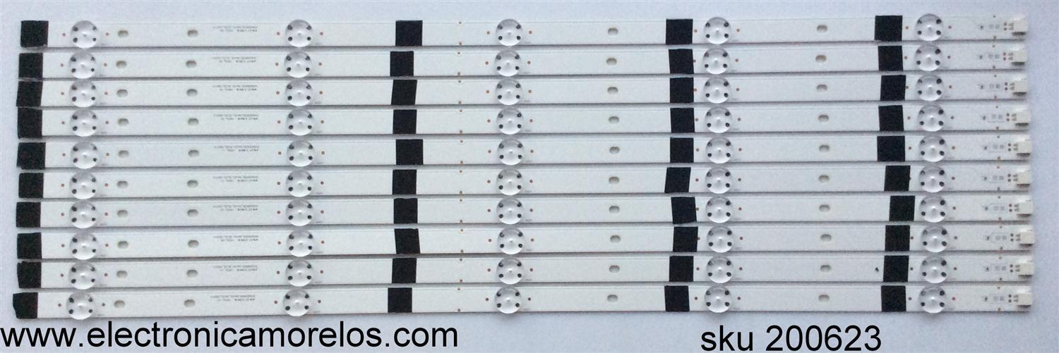 KIT DE LED PARA TV / VIZIO S600DHA-2 / SVG600A25_REV01_5LED_150714 / MODELO D60-D3 LFTRUPBS